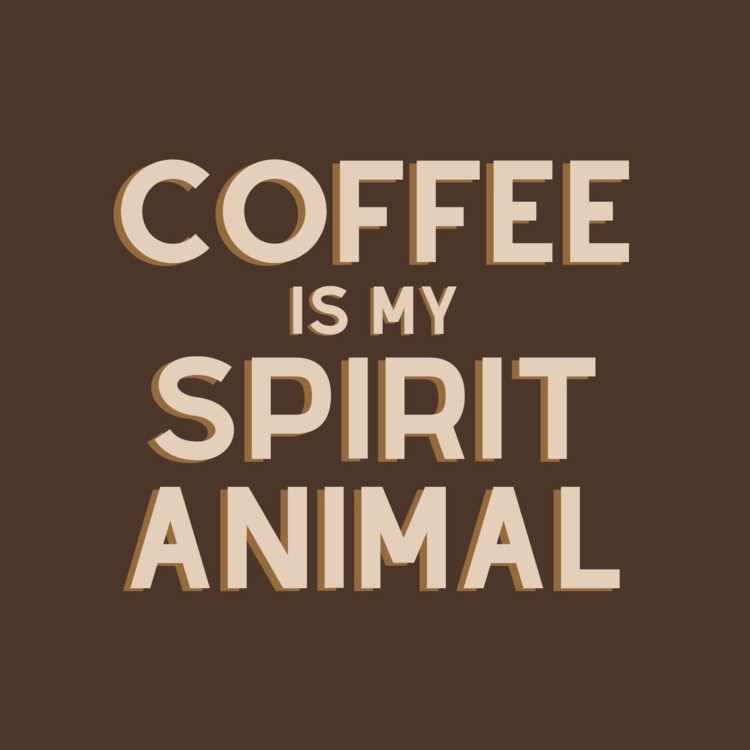 Coffee Is My Spirit Animal T-Shirt